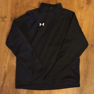 Under armour black quarter zip
